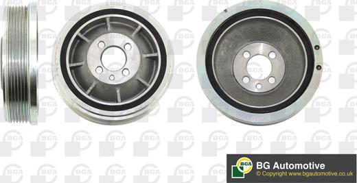 BGA DP1151 - Poulie, vilebrequin droxauto.com