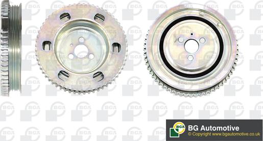 BGA DP1163 - Poulie, vilebrequin droxauto.com