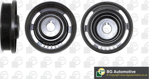BGA DP1212 - Poulie, vilebrequin droxauto.com