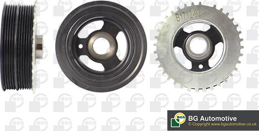 BGA DP2310 - Poulie, vilebrequin droxauto.com