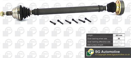 BGA DS9618R - Arbre de transmission droxauto.com