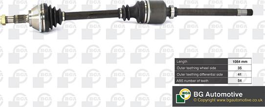BGA DS6709RA - Arbre de transmission droxauto.com