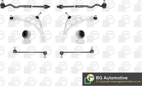 BGA KS0907 - Kit de réparation, bras triangulaire droxauto.com
