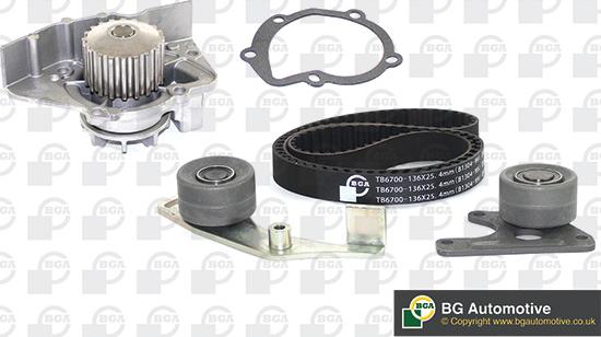 BGA TB6700CPK - Pompe à eau + kit de courroie de distribution droxauto.com