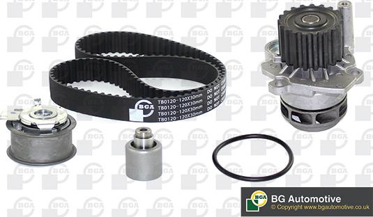 BGA TB0120CPK-3 - Pompe à eau + kit de courroie de distribution droxauto.com