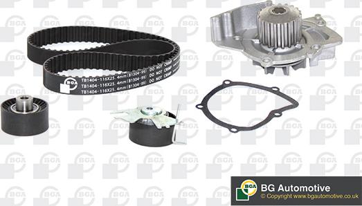 BGA TB1404CPK - Pompe à eau + kit de courroie de distribution droxauto.com