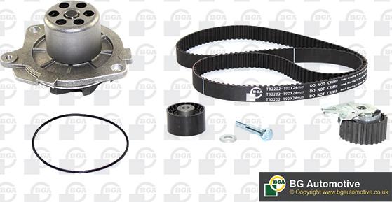 BGA TB2202CPK - Pompe à eau + kit de courroie de distribution droxauto.com