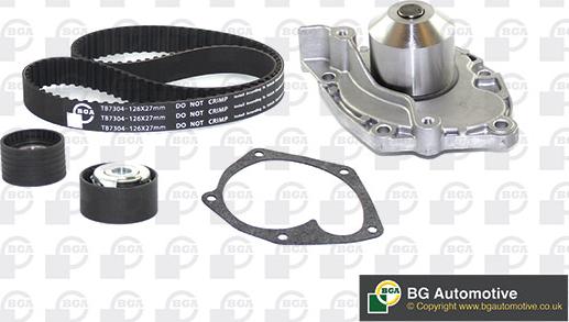BGA TB7304CPK - Pompe à eau + kit de courroie de distribution droxauto.com