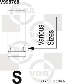 BGA V998768 - Soupape d'émission droxauto.com