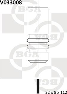 BGA V033008 - Soupape d'émission droxauto.com
