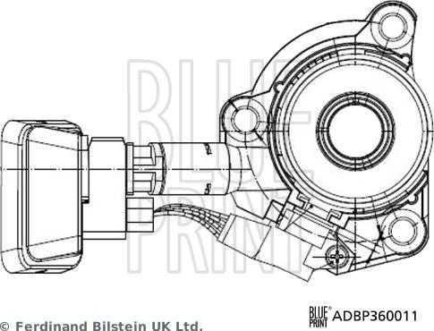 Blue Print ADBP360011 - Butée hydraulique, embrayage droxauto.com