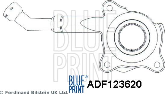 Blue Print ADF123620 - Butée hydraulique, embrayage droxauto.com