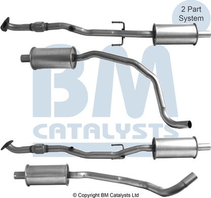 BM Catalysts BM50969 - Tuyau d'échappement droxauto.com