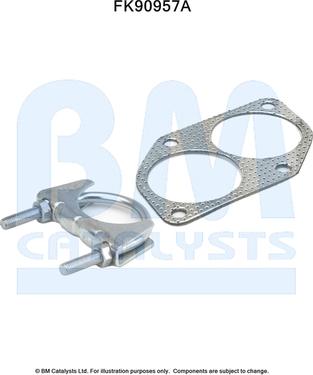 BM Catalysts FK90957 - Kit d'assemblage, catalyseur droxauto.com