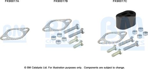 BM Catalysts FK90017 - Kit d'assemblage, catalyseur droxauto.com
