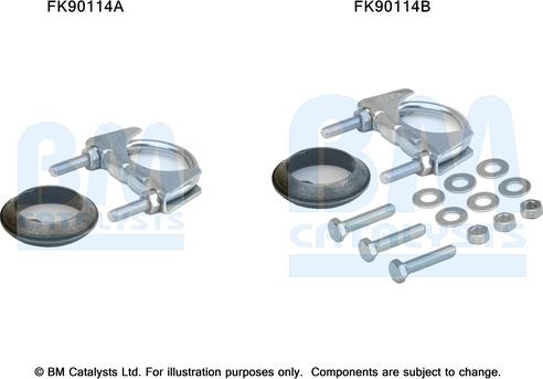BM Catalysts FK90114 - Kit d'assemblage, catalyseur droxauto.com