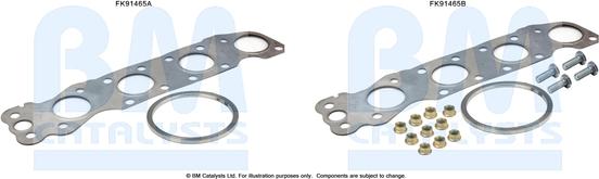 BM Catalysts FK91465 - Kit d'assemblage, catalyseur droxauto.com