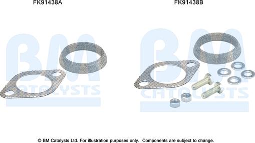 BM Catalysts FK91438 - Kit d'assemblage, catalyseur droxauto.com