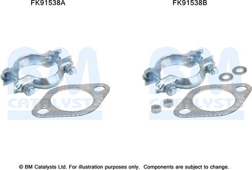 BM Catalysts FK91538 - Kit d'assemblage, catalyseur droxauto.com