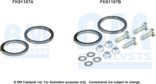 BM Catalysts FK91197 - Kit d'assemblage, catalyseur droxauto.com