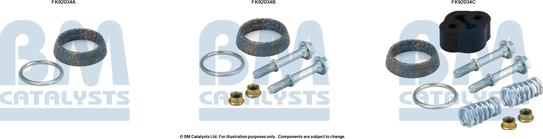 BM Catalysts FK92034 - Kit d'assemblage, catalyseur droxauto.com