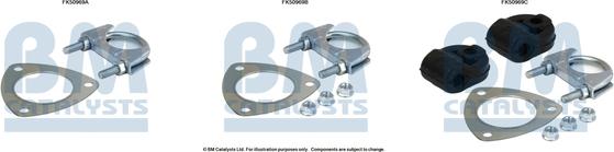 BM Catalysts FK50969 - Kit d'assemblage, tuyau d'échappement droxauto.com