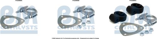 BM Catalysts FK50968 - Kit d'assemblage, tuyau d'échappement droxauto.com
