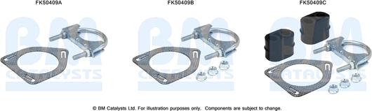 BM Catalysts FK50409 - Kit d'assemblage, tuyau d'échappement droxauto.com