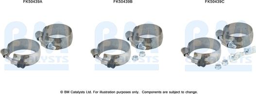 BM Catalysts FK50439 - Kit d'assemblage, tuyau d'échappement droxauto.com