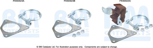 BM Catalysts FK50423 - Kit d'assemblage, tuyau d'échappement droxauto.com