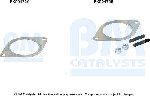 BM Catalysts FK50476 - Kit d'assemblage, tuyau d'échappement droxauto.com