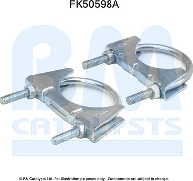 BM Catalysts FK50598 - Kit d'assemblage, tuyau d'échappement droxauto.com