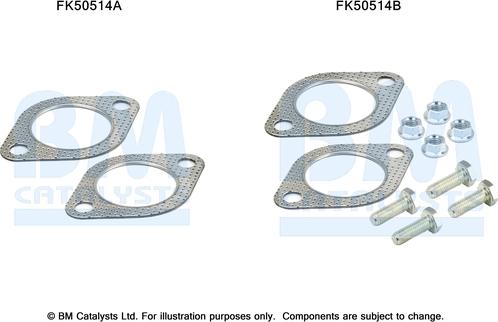 BM Catalysts FK50514 - Kit d'assemblage, tuyau d'échappement droxauto.com
