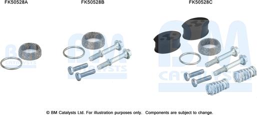 BM Catalysts FK50528 - Kit d'assemblage, tuyau d'échappement droxauto.com