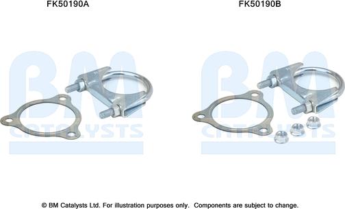 BM Catalysts FK50190 - Kit d'assemblage, tuyau d'échappement droxauto.com