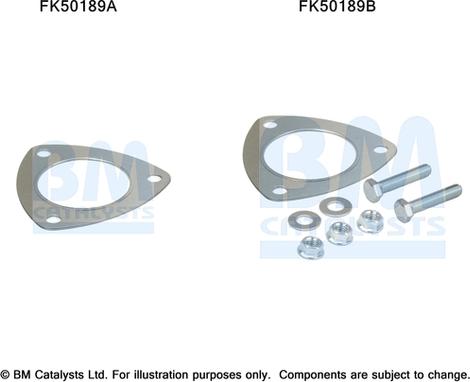 BM Catalysts FK50189 - Kit d'assemblage, tuyau d'échappement droxauto.com