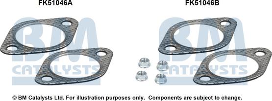 BM Catalysts FK51046 - Kit d'assemblage, tuyau d'échappement droxauto.com