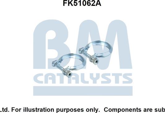 BM Catalysts FK51062 - Kit d'assemblage, tuyau d'échappement droxauto.com
