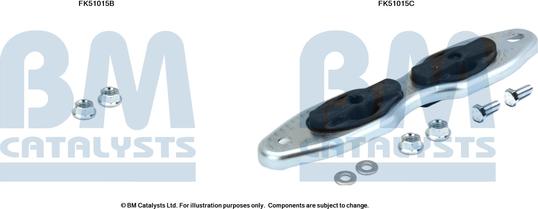 BM Catalysts FK51015 - Kit d'assemblage, tuyau d'échappement droxauto.com
