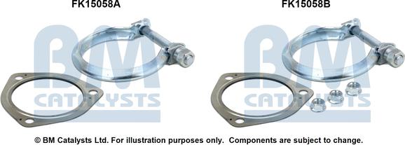 BM Catalysts FK15058 - Kit d'assemblage, filtre à particules / à suie droxauto.com