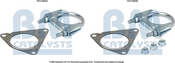 BM Catalysts FK11402 - Kit d'assemblage, filtre à particules / à suie droxauto.com