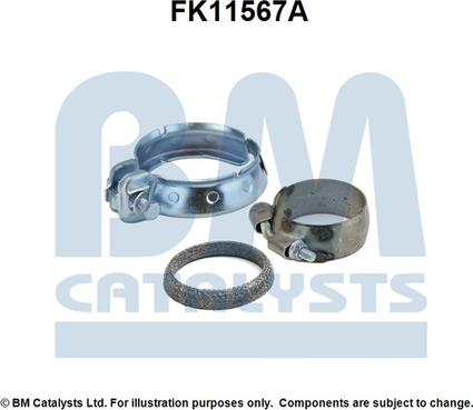 BM Catalysts FK11567 - Kit d'assemblage, filtre à particules / à suie droxauto.com