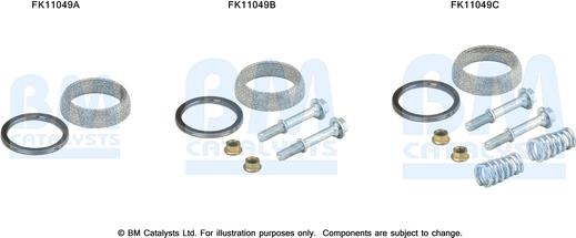 BM Catalysts FK11049 - Kit d'assemblage, filtre à particules / à suie droxauto.com
