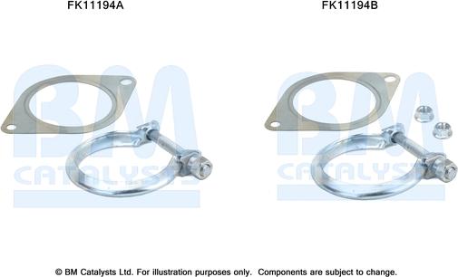 BM Catalysts FK11194 - Kit d'assemblage, filtre à particules / à suie droxauto.com