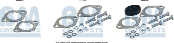 BM Catalysts FK11110 - Kit d'assemblage, filtre à particules / à suie droxauto.com