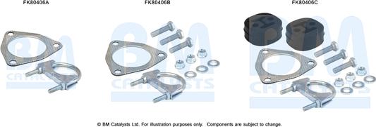 BM Catalysts FK80406 - Kit d'assemblage, catalyseur droxauto.com