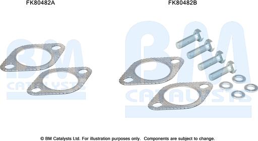 BM Catalysts FK80482 - Kit d'assemblage, catalyseur droxauto.com