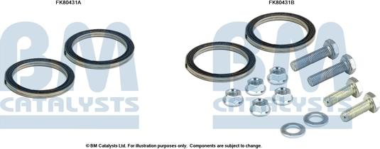 BM Catalysts FK80431 - Kit d'assemblage, catalyseur droxauto.com