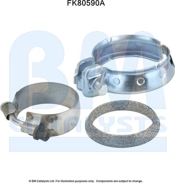 BM Catalysts FK80590 - Kit d'assemblage, catalyseur droxauto.com