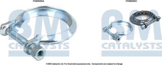 BM Catalysts FK80505 - Kit d'assemblage, catalyseur droxauto.com